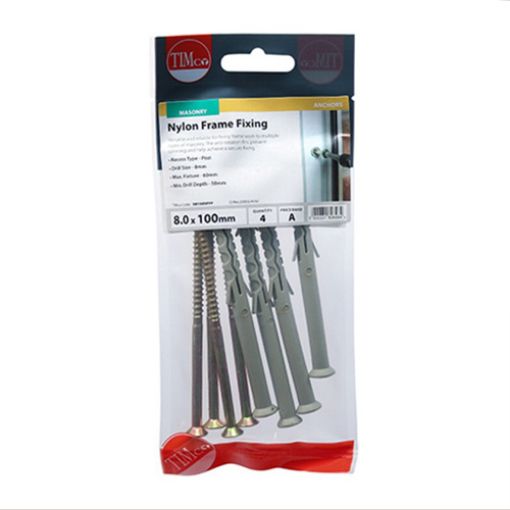 Picture of Nylon Frame Fixing Zinc 8.0 x 100 (Pack of 4)