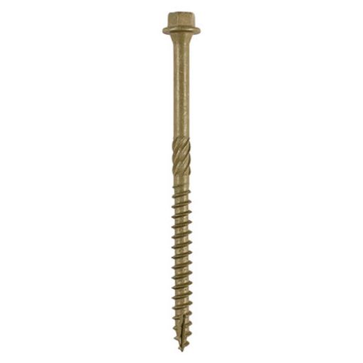 Picture of Hex Head Timber Screw Green 6.7 x 100mm (Box of 50)
