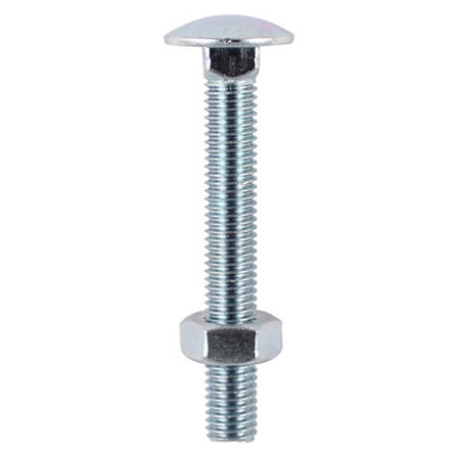 Picture of Carriage Bolt and Hex Nut BZP M10 x 150 (Pack of 25)