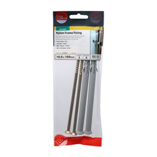 Picture of Nylon Frame Fixing Zinc 10.0 x 160 (Pack of 2)