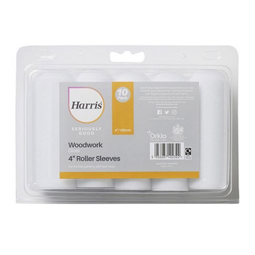 Picture of Harris Seriously Good Woodwork 4" Gloss Sleeve 10 Pack