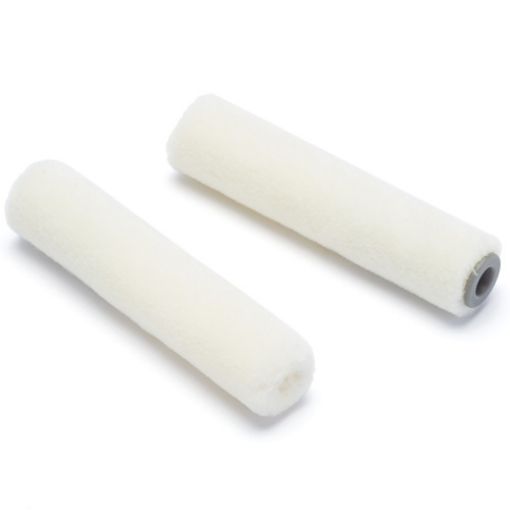 Picture of Harris Seriously Good Woodwork Stain and Varnish Mini Roller Sleeve 4in 2 Pack