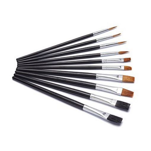 Picture of Harris Seriously Good Flat Artist Brush 10 Pack