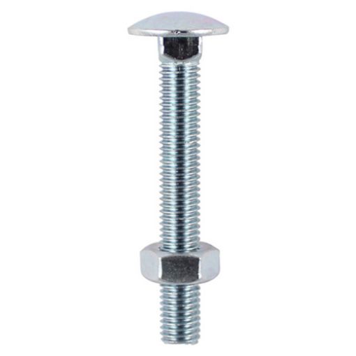 Picture of Carriage Bolt and Hex Nut BZP M12 x 300 (Box of 10)