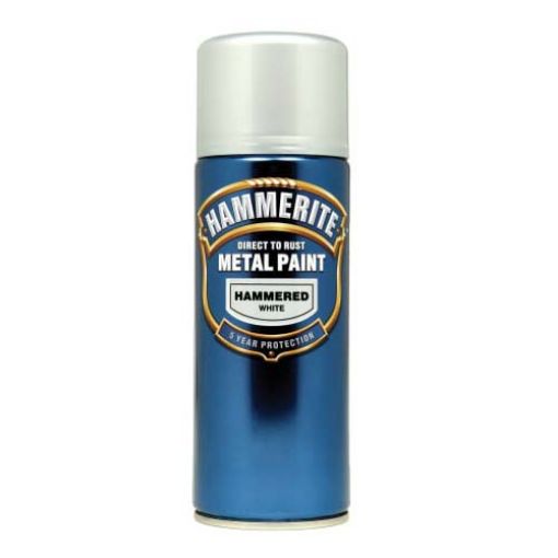 Picture of Hammerite Hammered Aerosol White