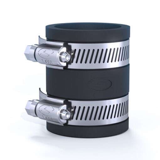 Picture of PVC 304 Black Straight Coupling 37-45mm