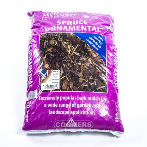 Picture of Melcourt Spruce Ornamental Bark Mulch 60Ltr