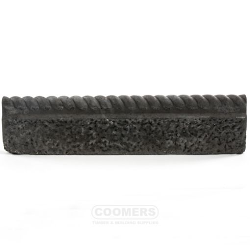 Picture of Bradstone Rustic Rope Top Edging Old Granite 600 x 150 x 50mm