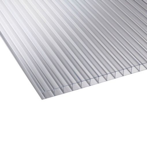 Picture of Corotherm Twinwall Polycarbonate 10mm Clear 3.0 x 1.05Mtr