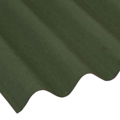 Picture of Coroline Corrugated Bitumen Sheet Green 2000 x 950mm