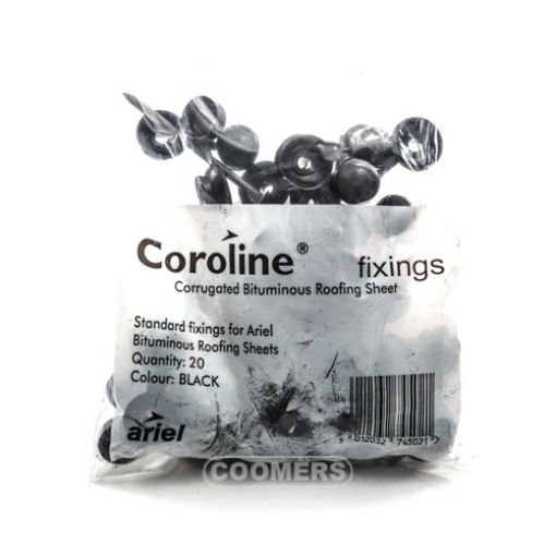 Picture of Coroline Fixings Black (Pack of 20)