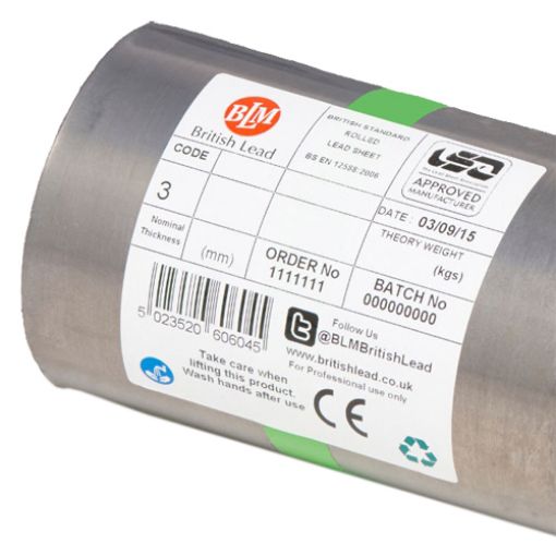 Picture of Milled Lead Code 3 150mm x 6Mtr
