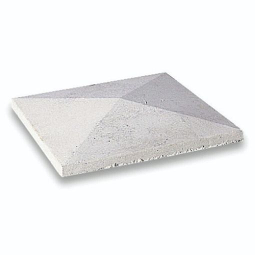 Picture of Bradstone Pyramid Pier Cap Off White 305 x 305mm