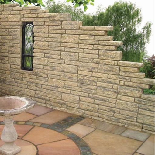 Picture of Burford Tumbled Light Weathered Walling 140 x 305 x 102mm