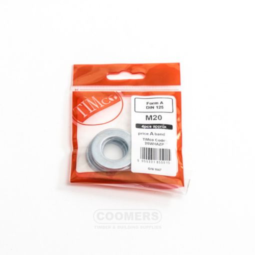 Picture of Flat Washer Zinc M20 (Bag of 4)
