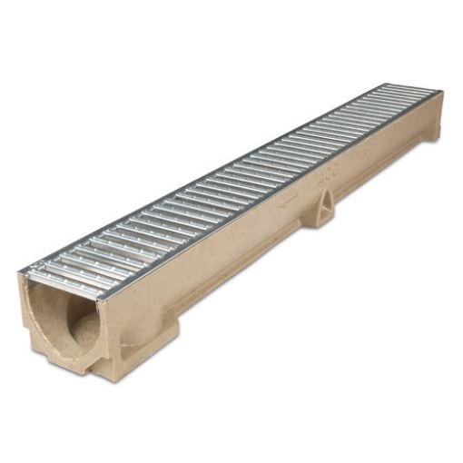 Picture of Raindrain With Galvanised Grating 1Mtr