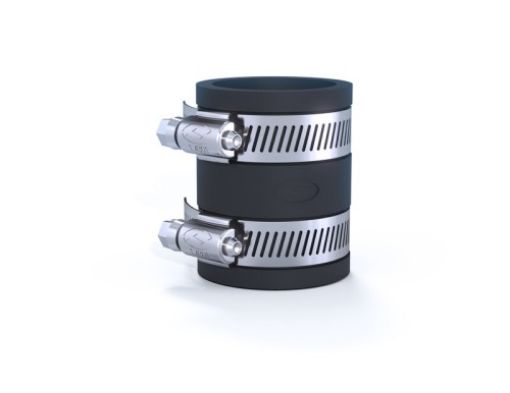 Picture of PVC 304 Black Straight Coupling 101-112mm