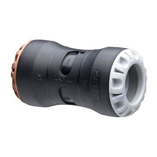 Picture of Plasson MDPE Copper Coupler 25-22mm