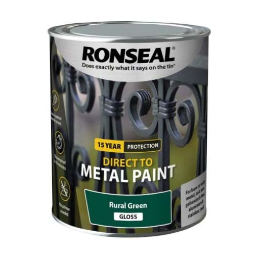 Picture of Ronseal Direct To Metal Rural Green Gloss 750ml