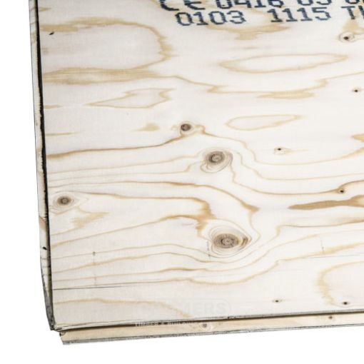 Picture of 18mm x 2440 x 610mm, TG, Softwood Ply / Shuttering, Class 3, Structural
