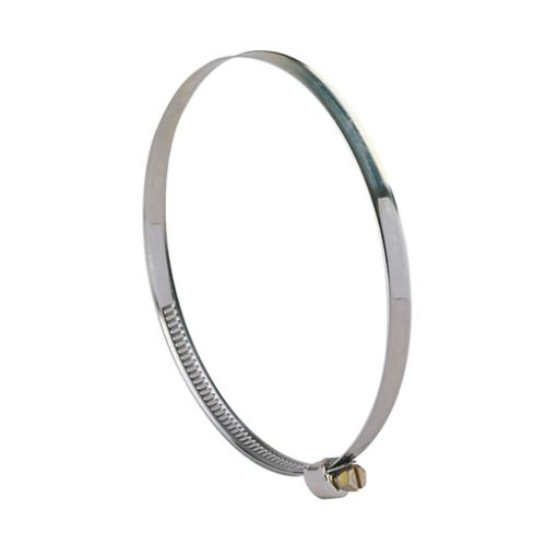 Picture of EasiPipe Rigid Duct Aluminium Hose Clip White (Pack of 2)