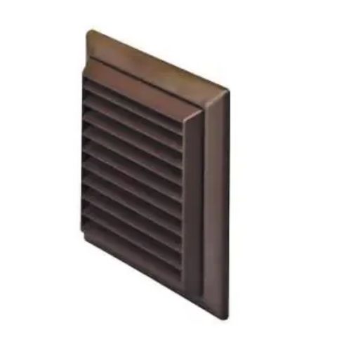 Picture of System 100 Rigid Duct Louvre Grille Brown