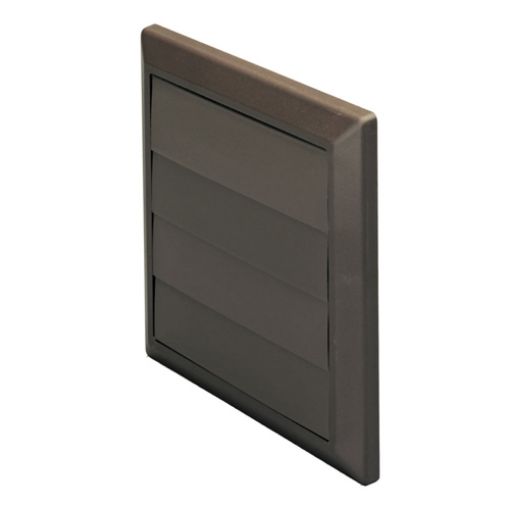 Picture of EasiPipe Rigid Duct Outlet With Gravity Flap Brown
