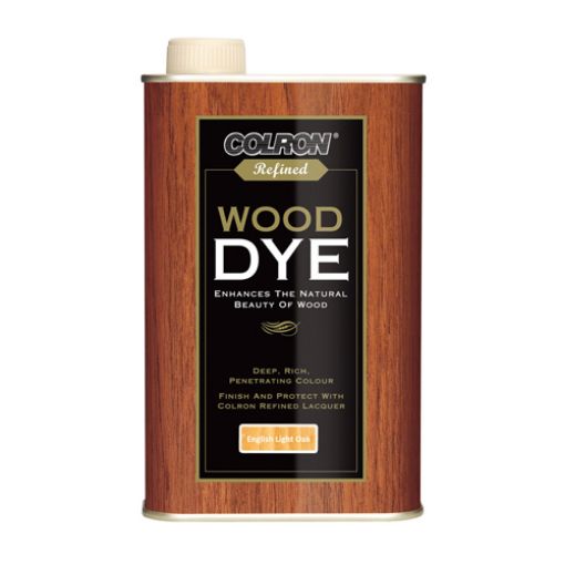 Picture of Colron Refined Wood Dye English Light Oak 250ml