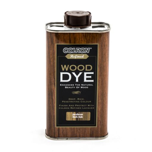 Picture of Colron Refined Wood Dye Jacobean Dark Oak 250ml