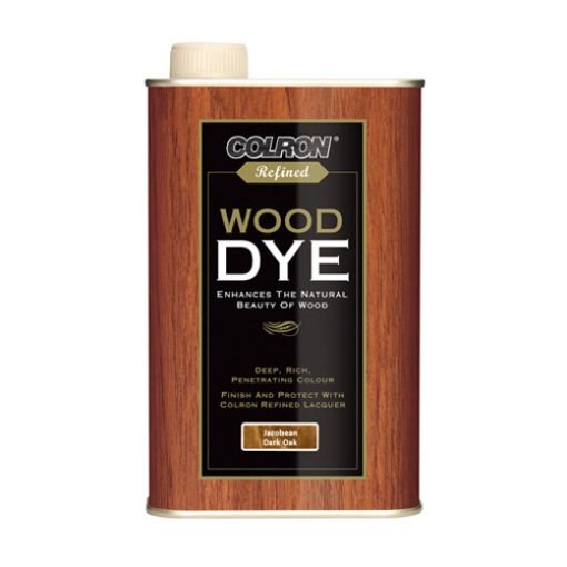 Picture of Colron Refined Wood Dye Jacobean Dark Oak 500ml