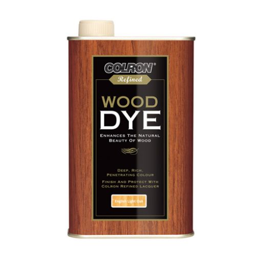 Picture of Colron Refined Wood Dye English Light Oak 500ml
