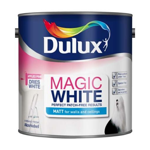 Picture of Dulux Magic White Matt 2.5Ltr