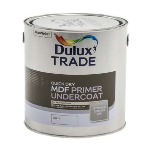 Picture of Dulux Trade Quick Dry MDF Primer Undercoat 2.5Ltr