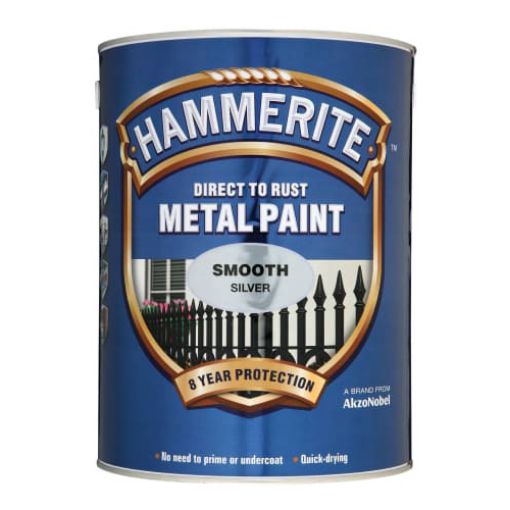 Picture of Hammerite Smooth Direct To Rust White 250ml