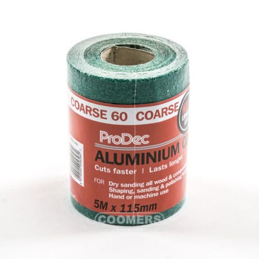 Picture of Prodec Aluminium Oxide Paper P60 Grit 5Mtr