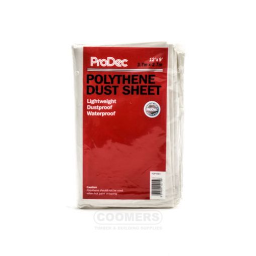 Picture of Prodec Polythene Dust Sheet 3.7 x 2.7Mtr