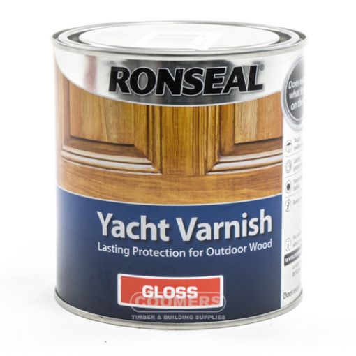 Picture of Ronseal Yacht Varnish Gloss Clear 1Ltr