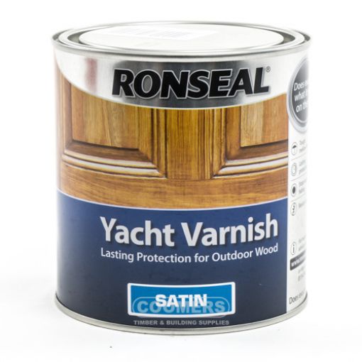 Picture of Ronseal Yacht Varnish Satin Clear 1Ltr