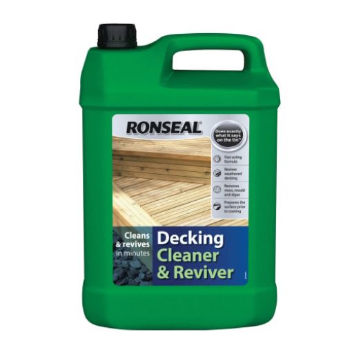 Picture of Ronseal Decking Cleaner and Reviver 5Ltr