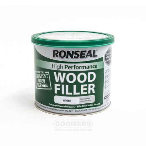 Picture of Ronseal High Performance Wood Filler White 550g