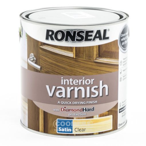 Picture of Ronseal Interior Varnish Satin Clear 2.5Ltr
