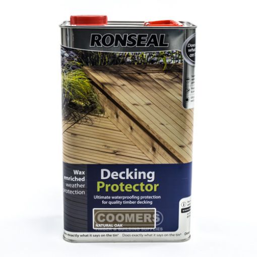 Picture of Ronseal Decking Protector Natural Oak 5Ltr