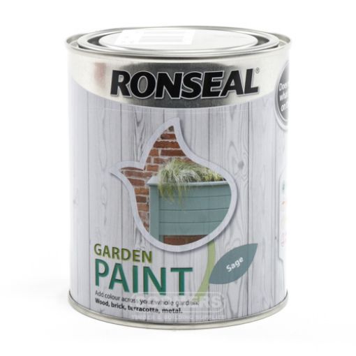 Picture of Ronseal Garden Paint Sage 750ml