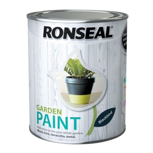 Picture of Ronseal Garden Paint Blackbird 750ml