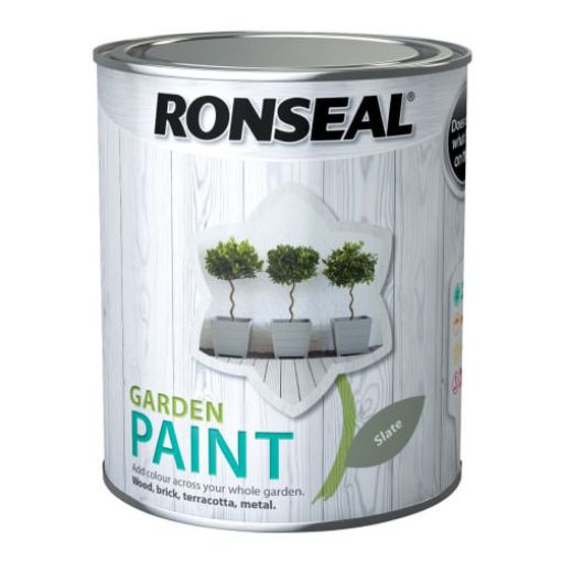 Picture of Ronseal Garden Paint Slate 750ml