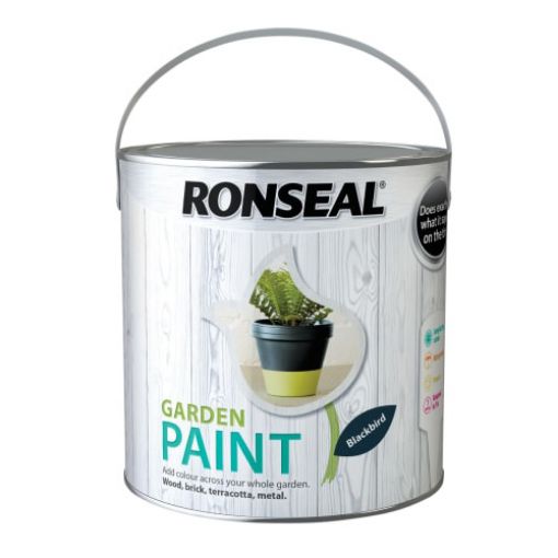 Picture of Ronseal Garden Paint Blackbird 2.5Ltr