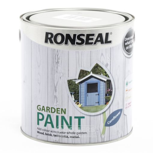 Picture of Ronseal Garden Paint Cornflower 2.5Ltr