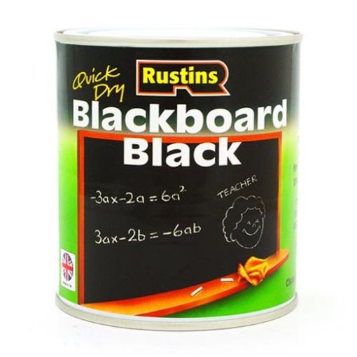 Picture of Rustins Quick Dry Blackboard Black 1Ltr