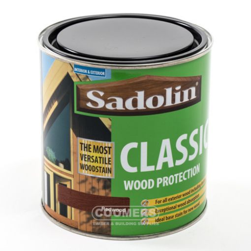 Picture of Sadolin Classic All Purpose Woodstain Redwood 1Ltr