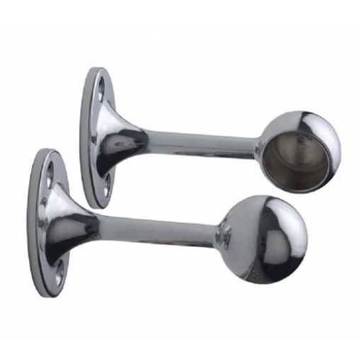 Picture of Deluxe End Brackets 19mm Chrome